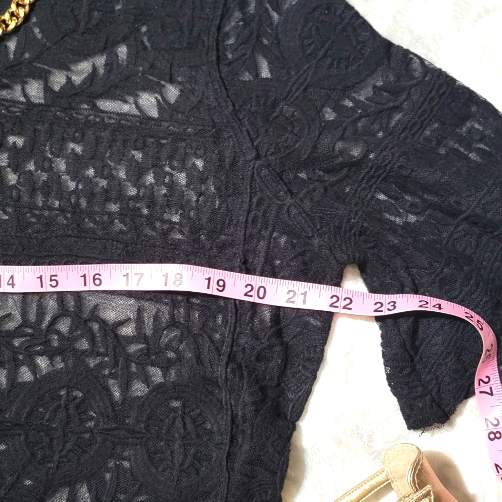 Black Lace Top - Picture 4 of 12